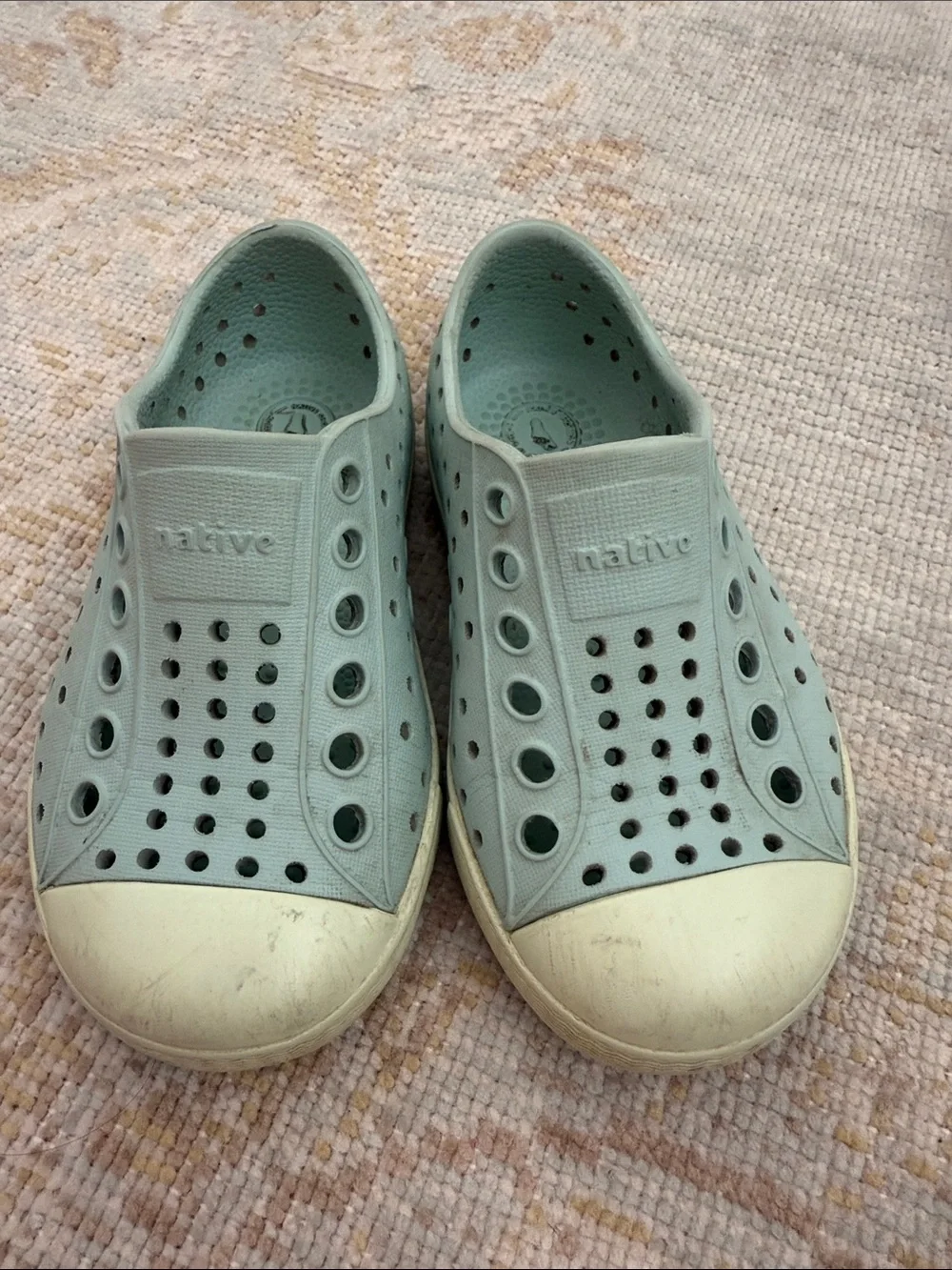 Native Kids Slip-On Water Shoes in Mint C6